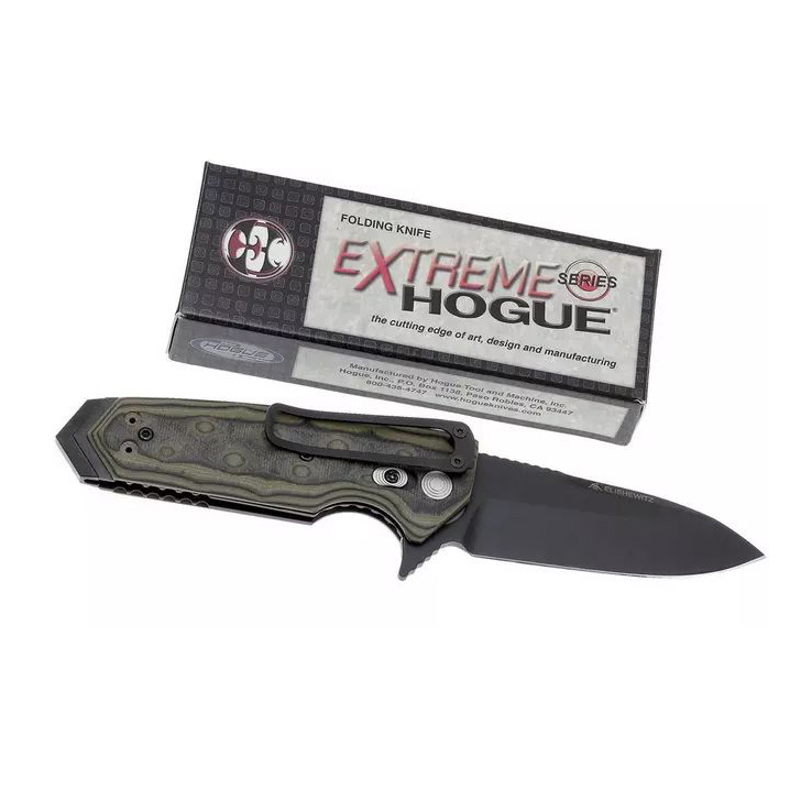 Hogue EX02 154CM钢 G10柄 34238 G10大马士革钢纹 1600