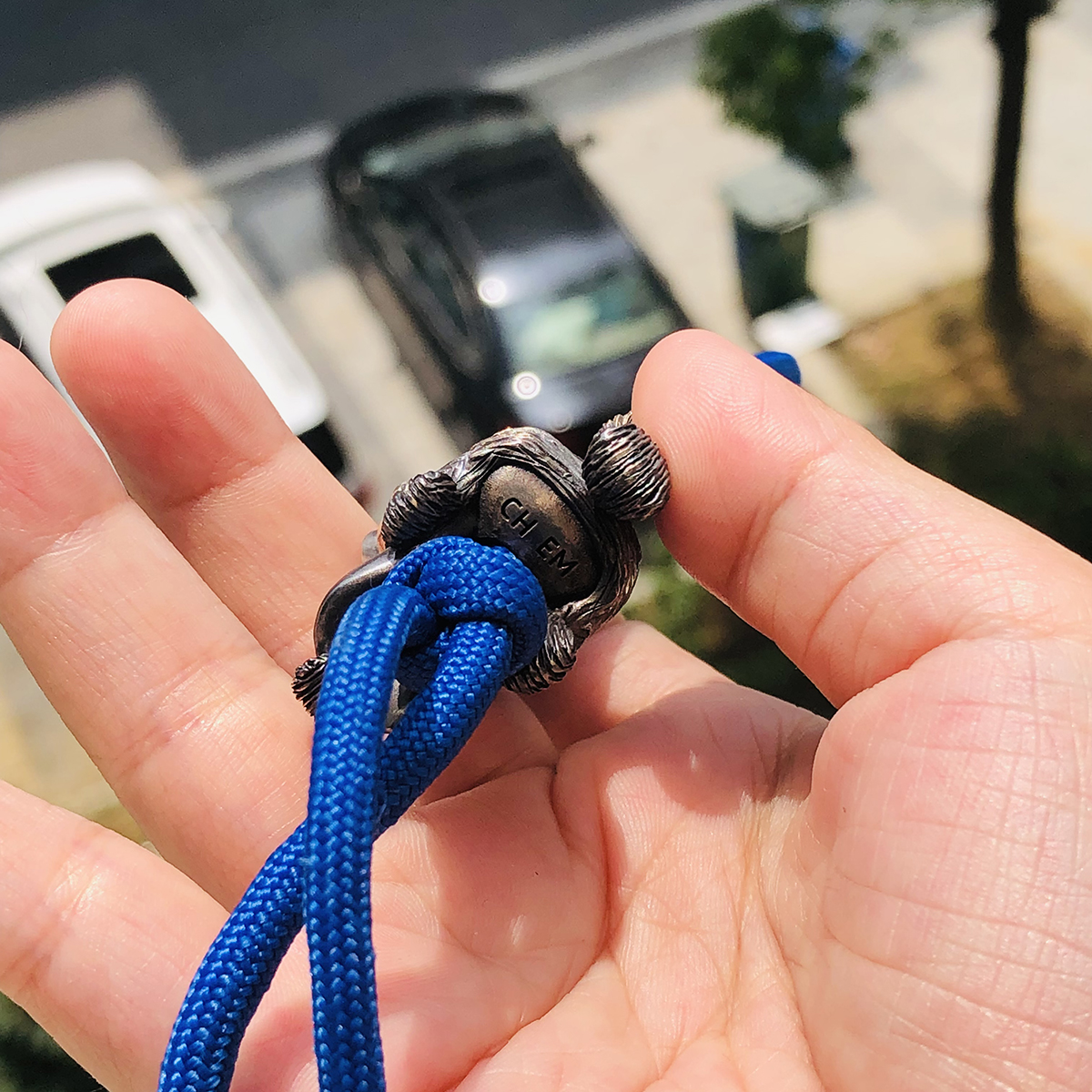 Cpprhd 地狱男爵吊坠刀坠饰品 铜+银版本