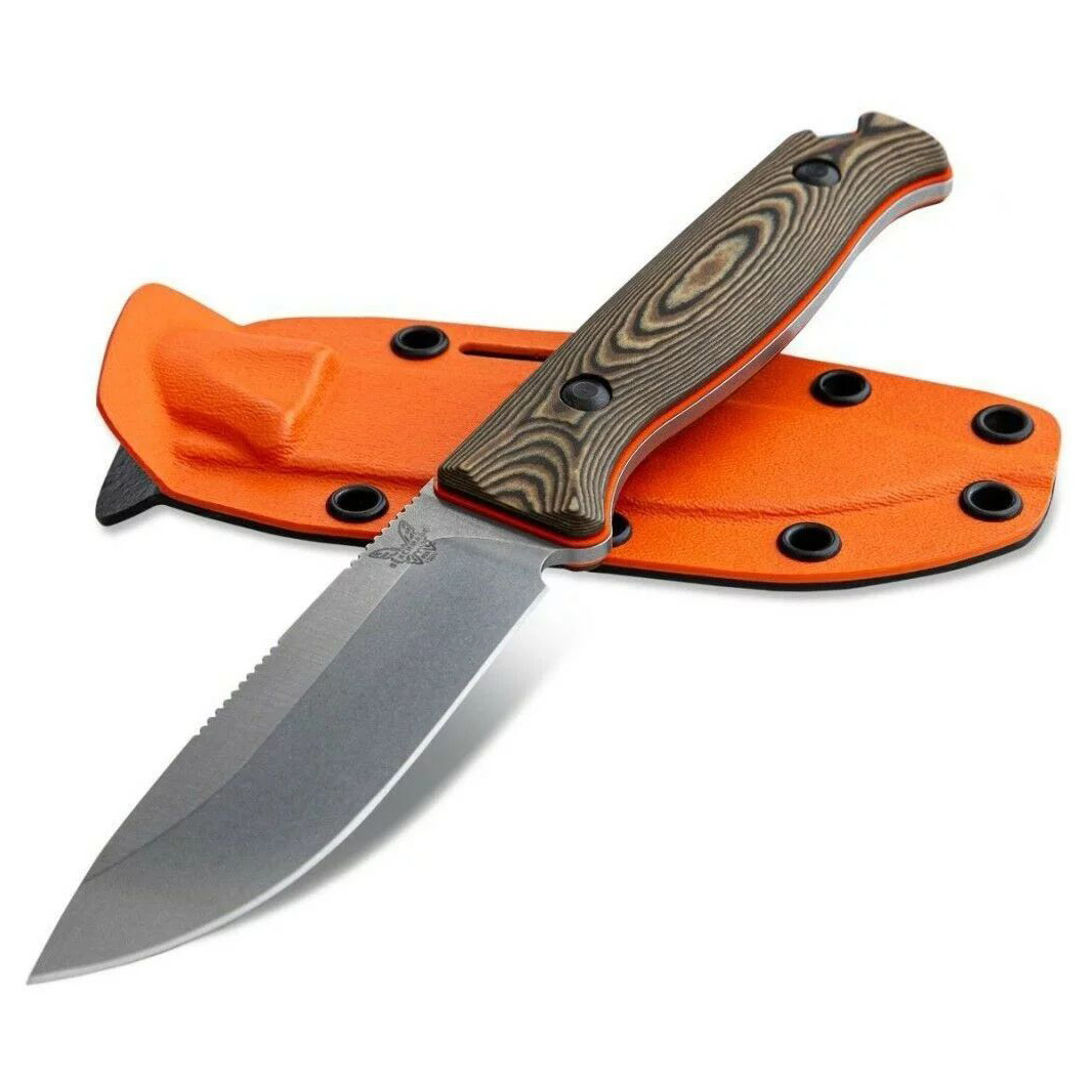 Benchmade HUNT CPM-S90V钢 G10柄 15002-1 木纹 1960