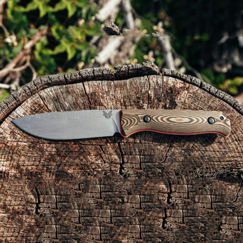 Benchmade HUNT CPM-S90V钢 G10柄 15002-1 木纹 1960