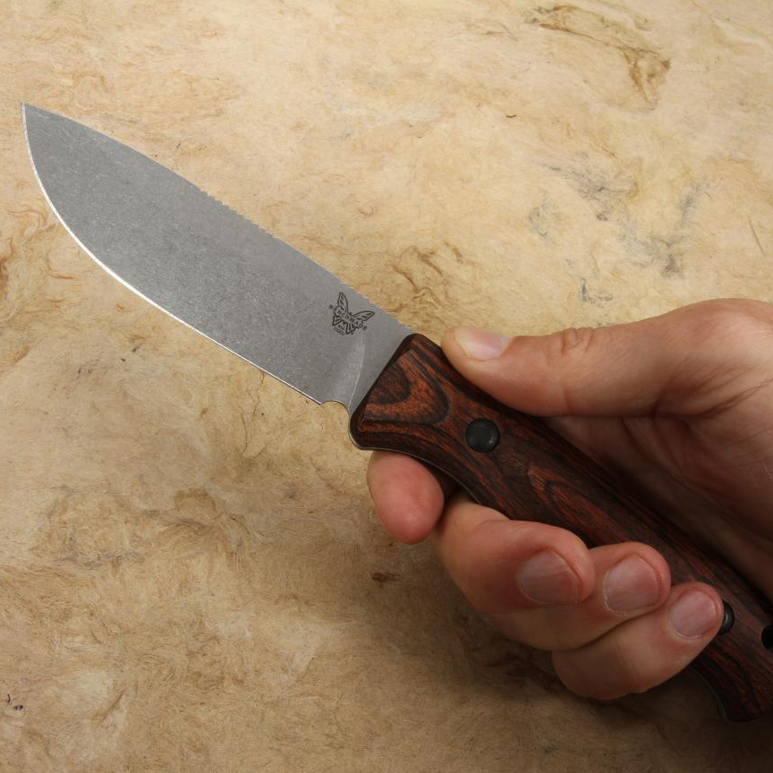 Benchmade CPM-S30V钢 稳定木柄 15002 木纹 1540