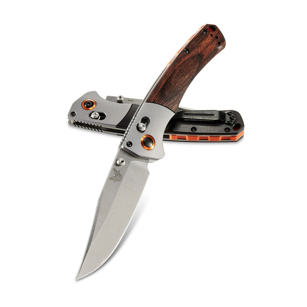 Benchmade Mini CPM-S30V钢 稳定木柄 15085-2 木纹 2100