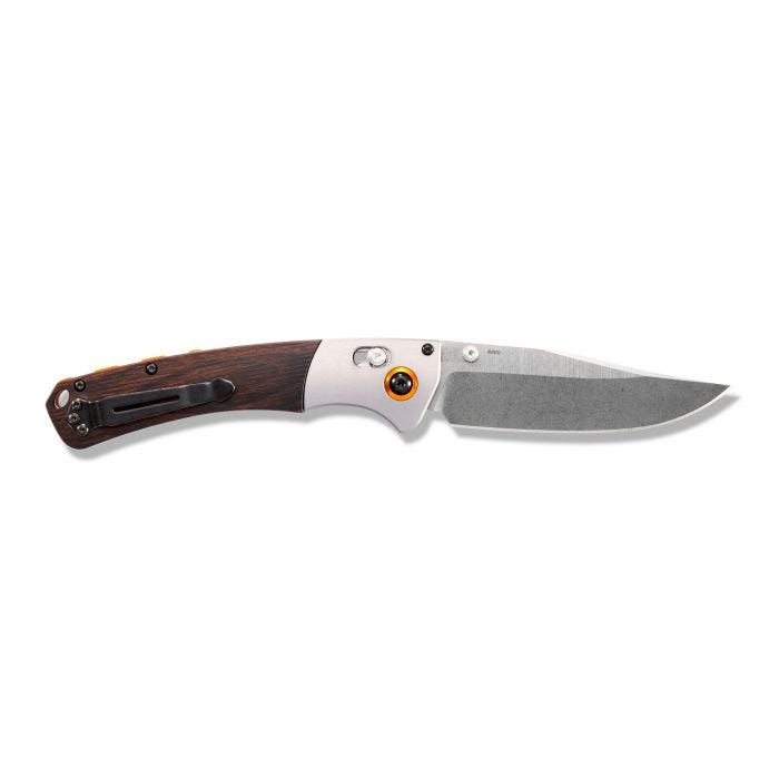 Benchmade Mini CPM-S30V钢 稳定木柄 15085-2 木纹 2100