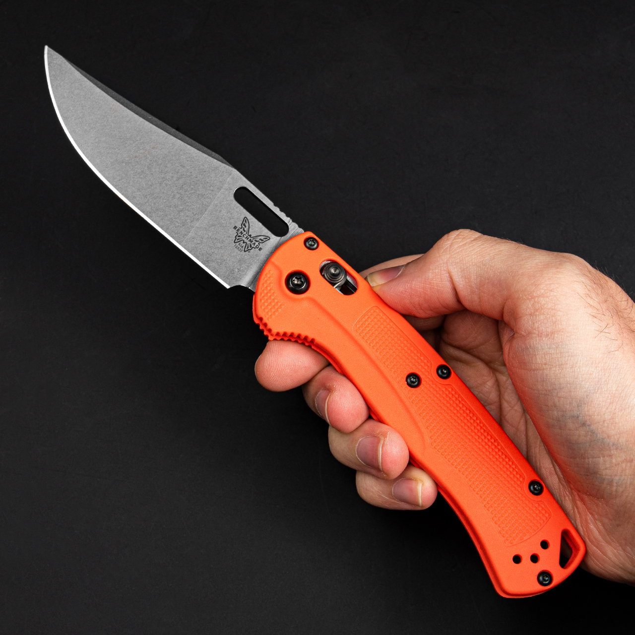 Benchmade Taggedout CPM154钢 尼龙柄 15535 橘色 1399