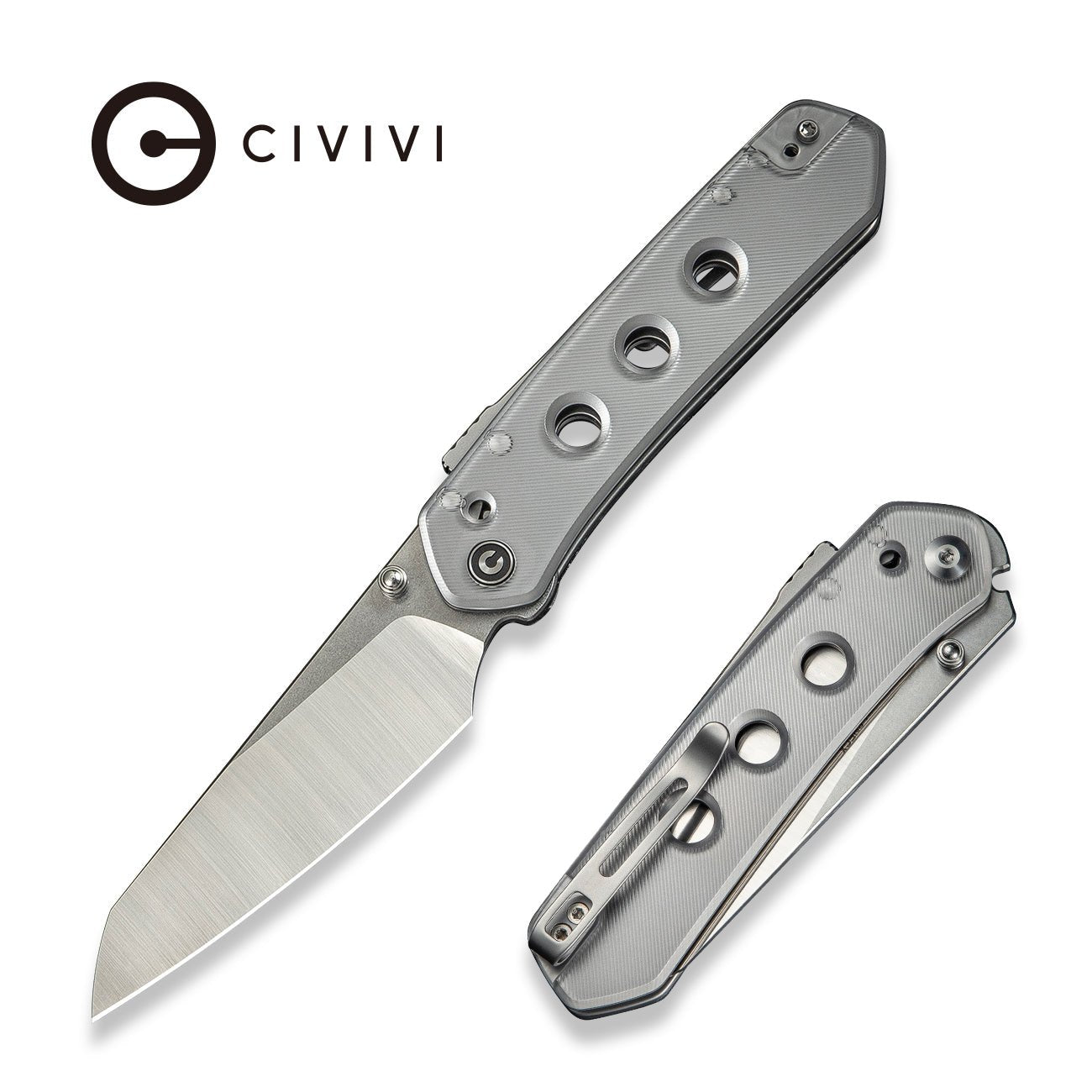 CIVIVI Vision FG Nitro-V钢 树脂手柄 C22036-7 透明 728