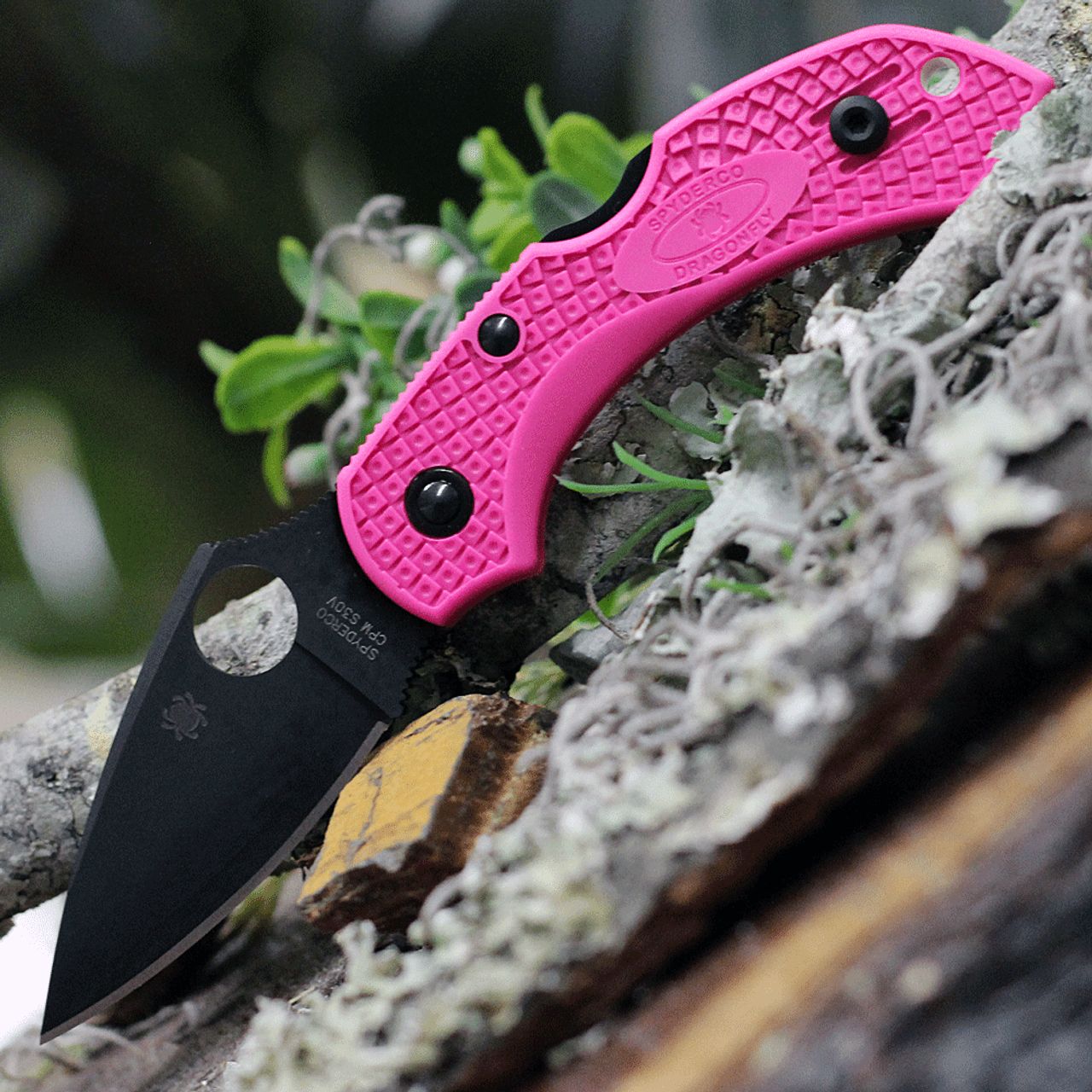 Spyderco C28FPPNS30VBK2 CPM-S30V钢 FRN尼龙柄 粉色 780