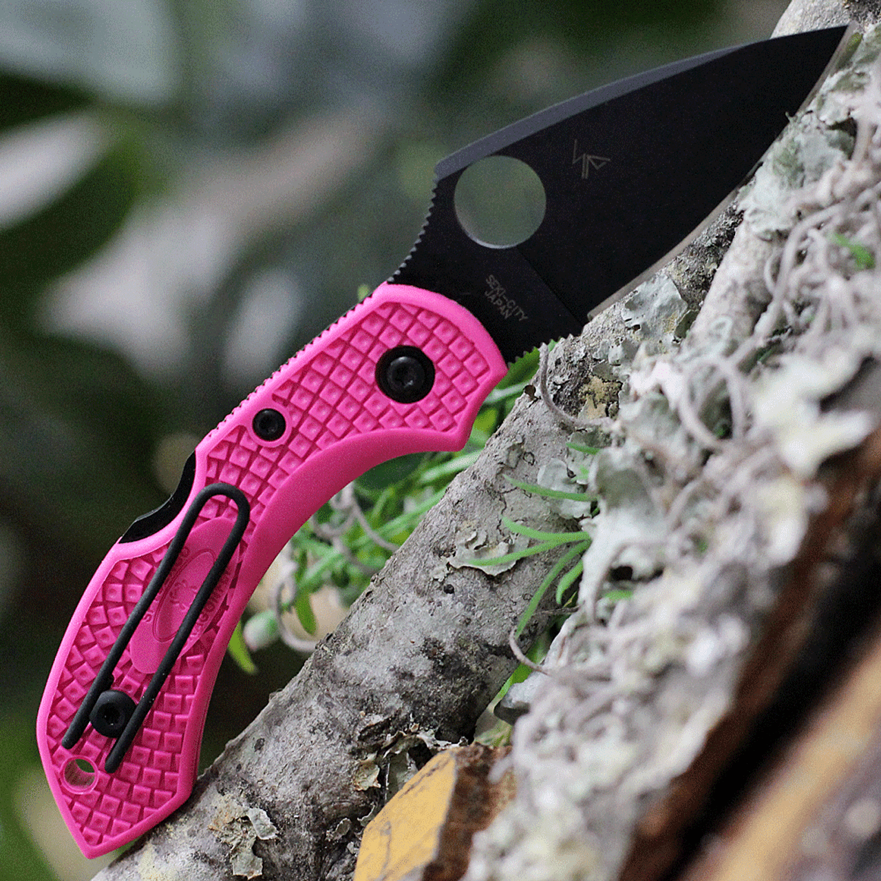 Spyderco C28FPPNS30VBK2 CPM-S30V钢 FRN尼龙柄 粉色 780