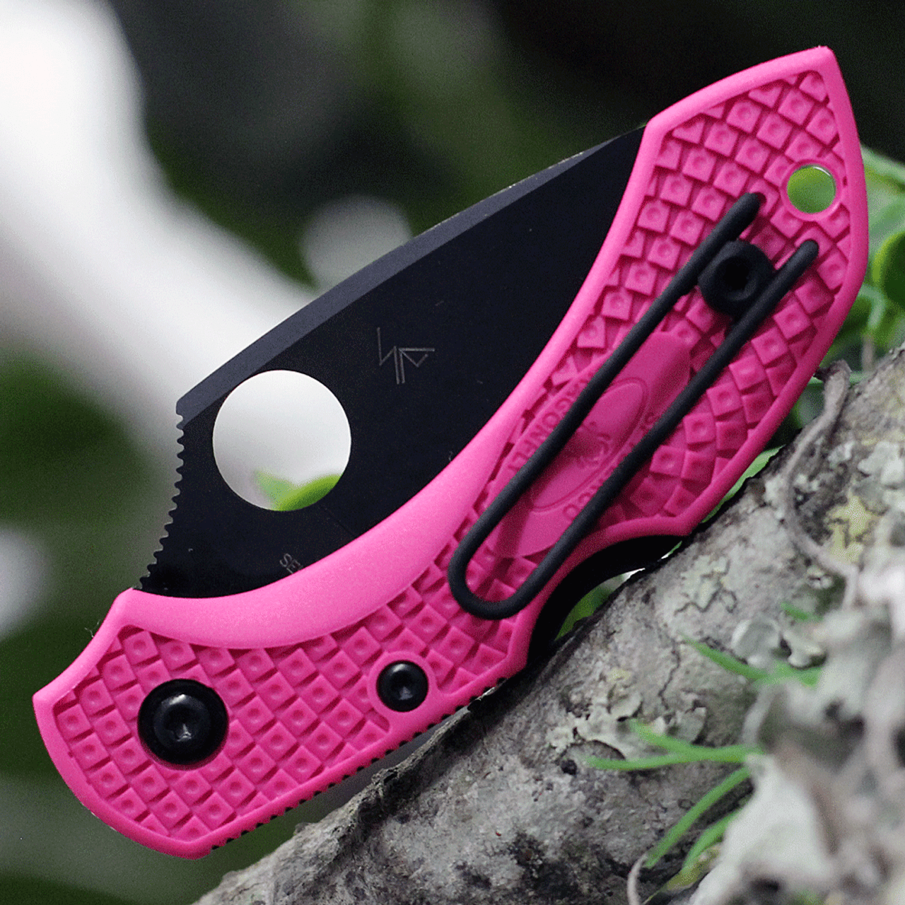 Spyderco C28FPPNS30VBK2 CPM-S30V钢 FRN尼龙柄 粉色 780