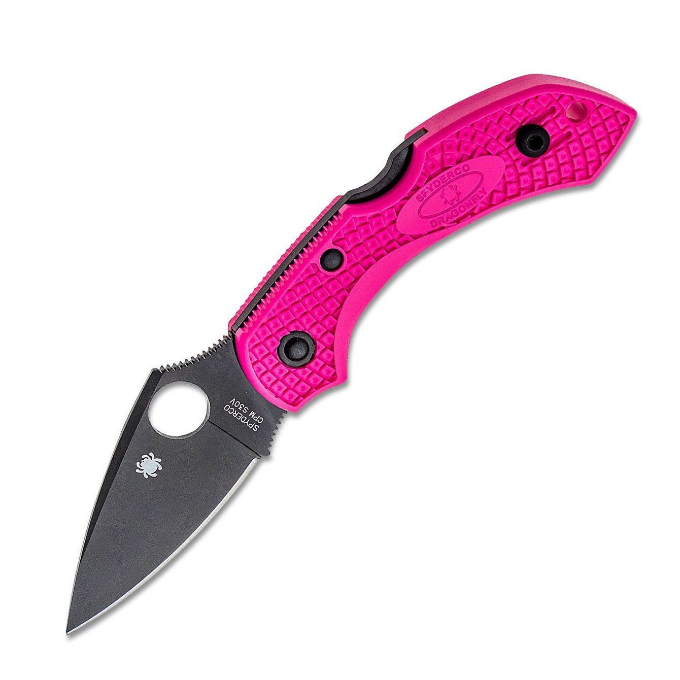 Spyderco C28FPPNS30VBK2 CPM-S30V钢 FRN尼龙柄 粉色 780