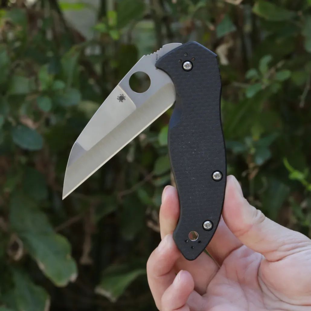 Spyderco C248CFP CPM-S30V钢 碳纤维+G10柄 1580