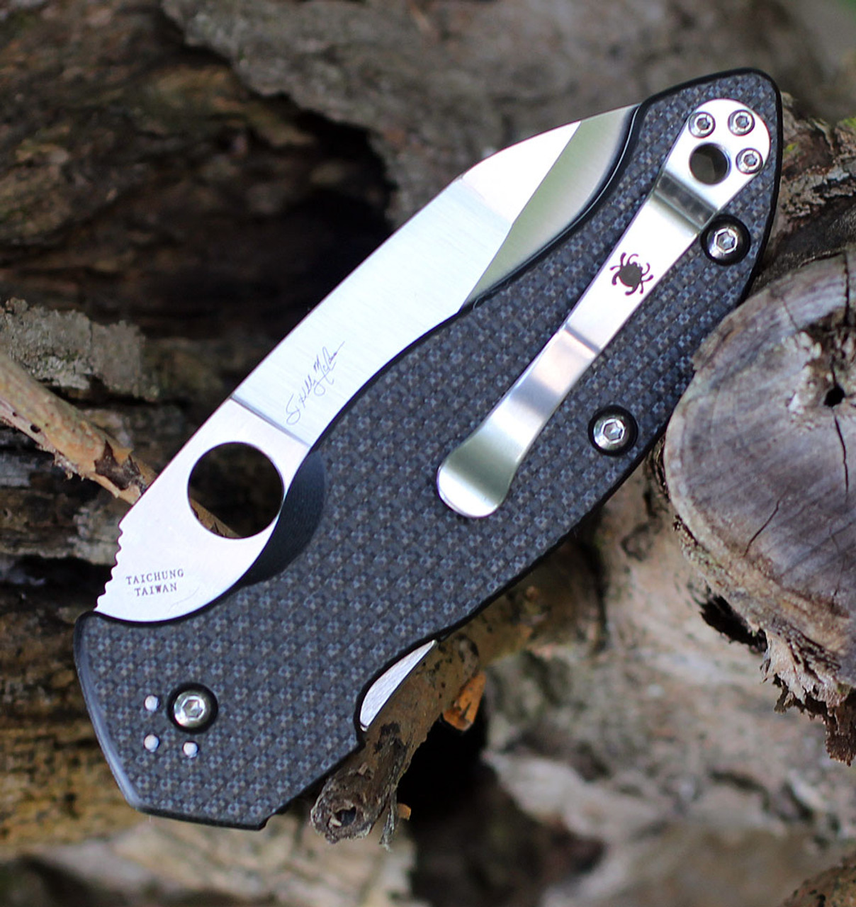 Spyderco C248CFP CPM-S30V钢 碳纤维+G10柄 1580