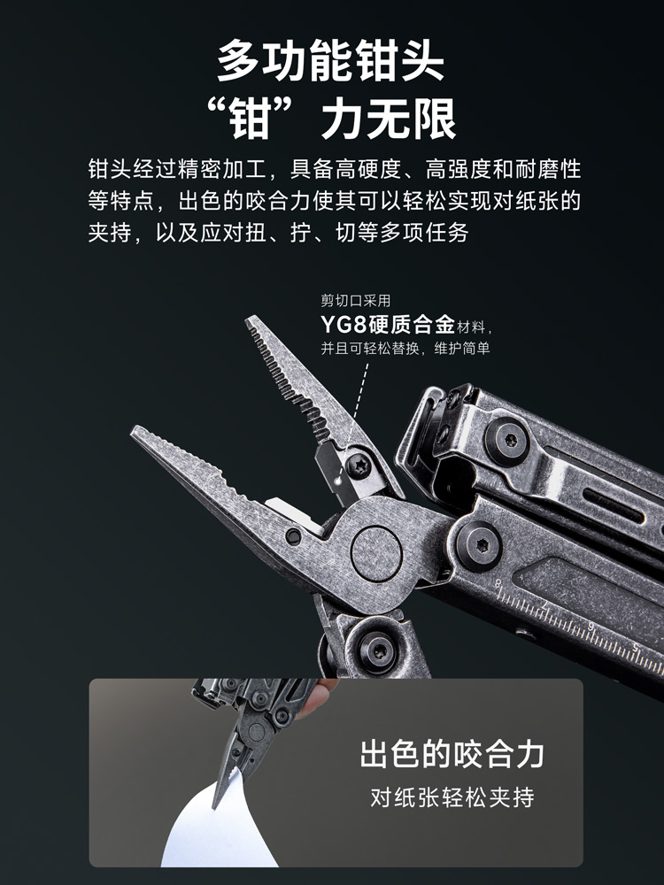纳丽德先锋专业救援应急工具钳多功能剪刀钳子 488