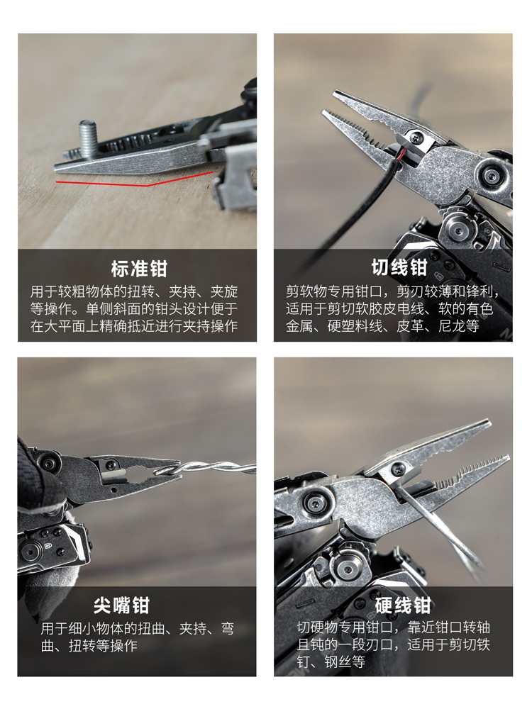 纳丽德先锋专业救援应急工具钳多功能剪刀钳子 488