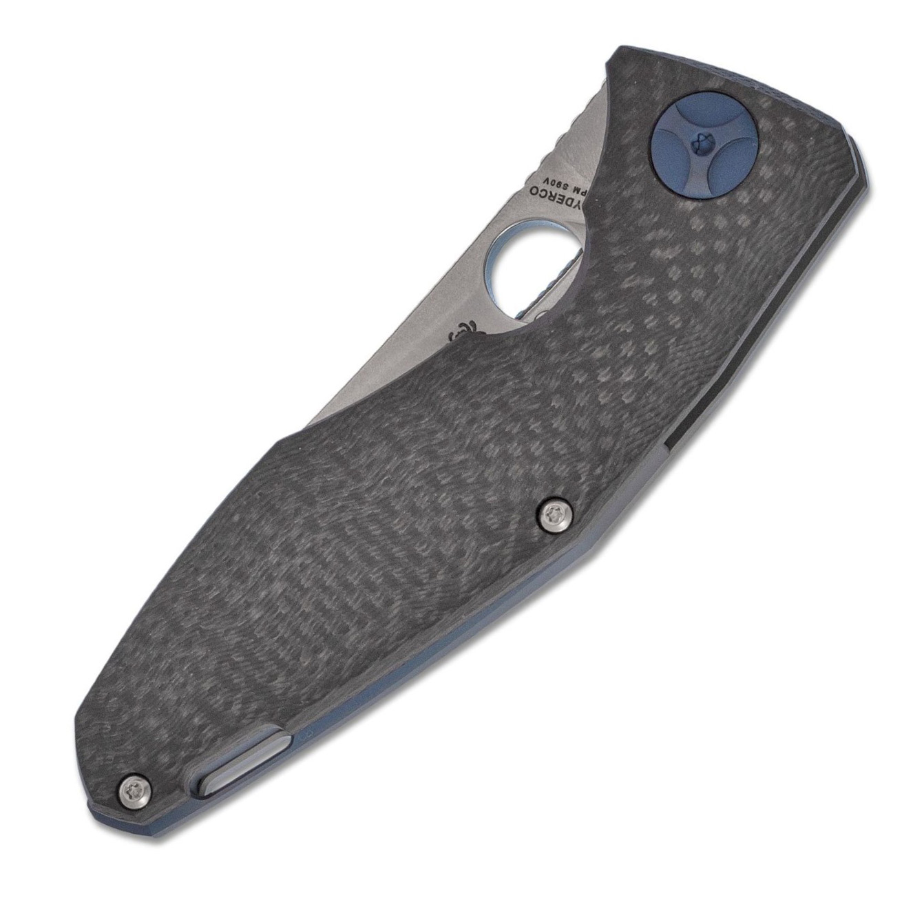 Spyderco C235CFTIP CPM-S90V钢 碳纤维+钛柄 3800