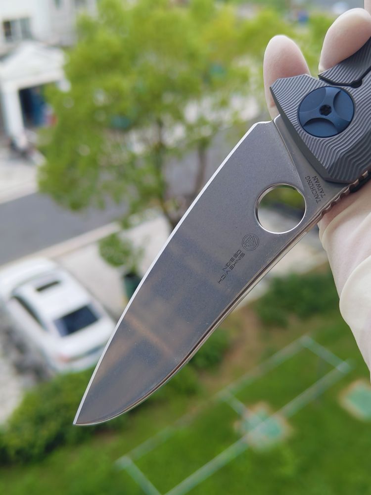 Spyderco C235CFTIP CPM-S90V钢 碳纤维+钛柄 3800