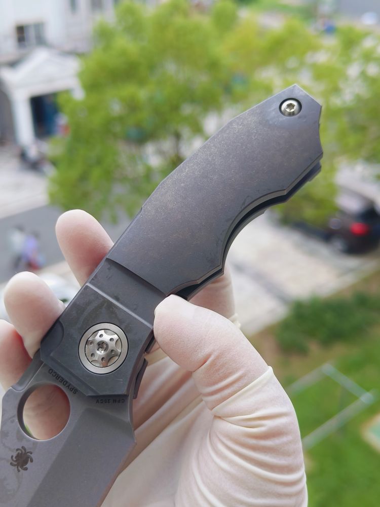 Spyderco C260TIP CPM-20CV钢 钛柄 3280