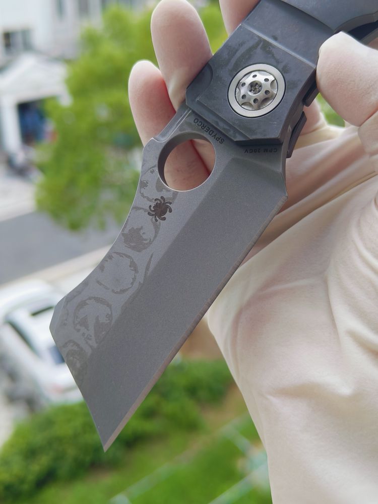 Spyderco C260TIP CPM-20CV钢 钛柄 3280