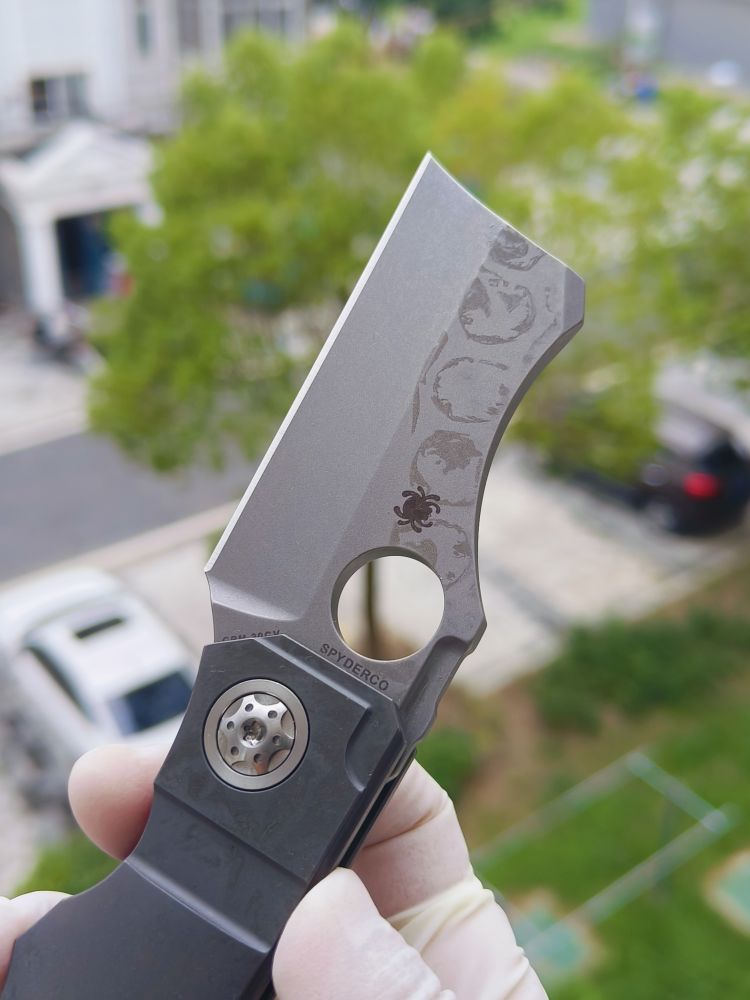 Spyderco C260TIP CPM-20CV钢 钛柄 3280