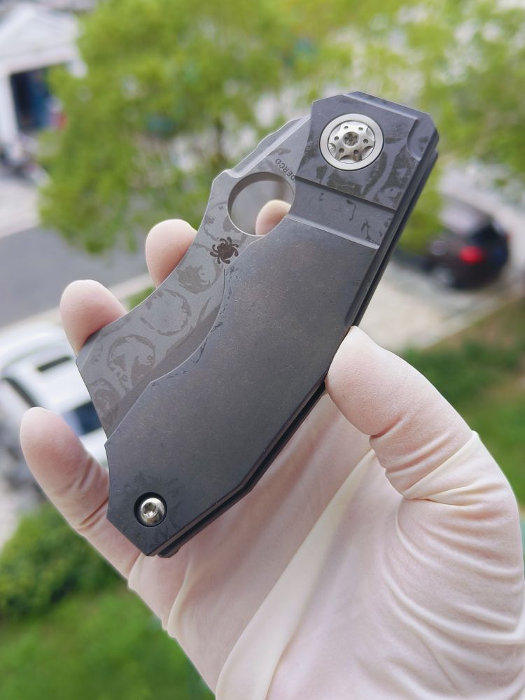 Spyderco C260TIP CPM-20CV钢 钛柄 3280