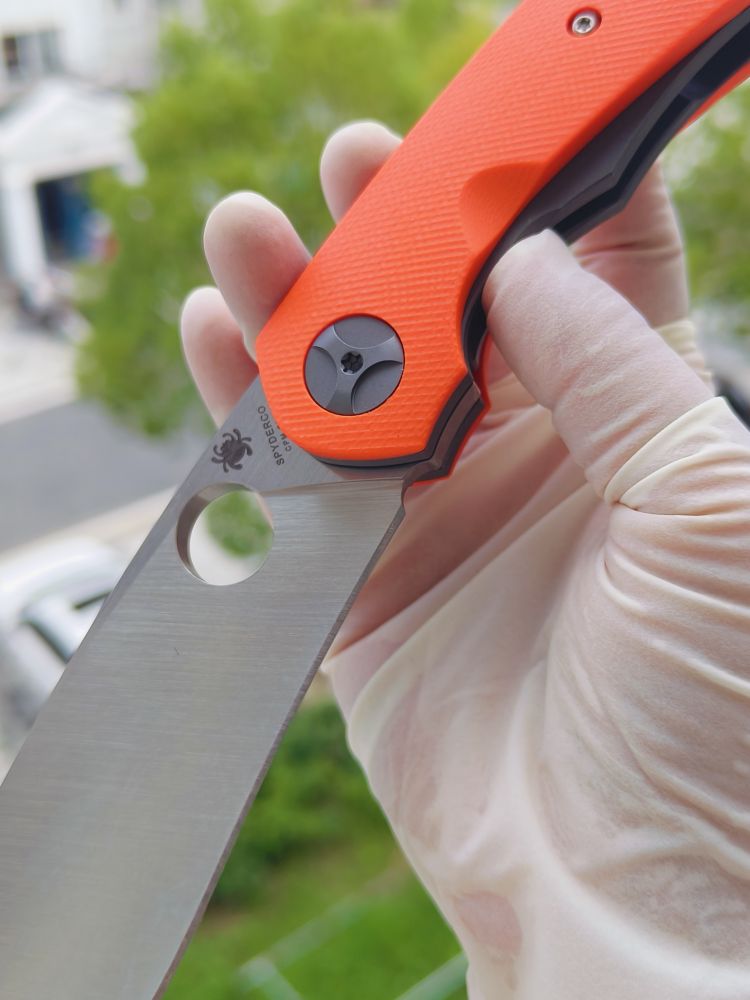 Spyderco C239GPOR CPM-S30V钢 钛+G10柄 2680