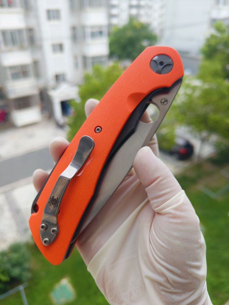 Spyderco C239GPOR CPM-S30V钢 钛+G10柄 2680