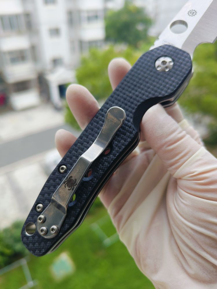 Spyderco C240CFP CPM-S30V钢 碳纤维柄 1500