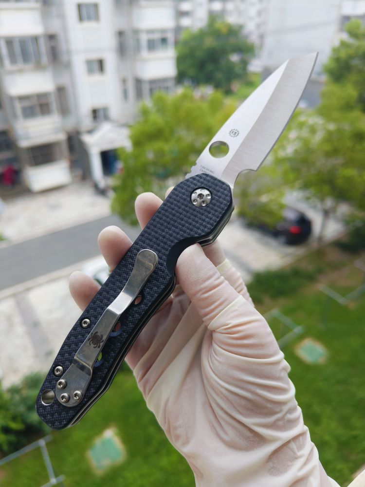 Spyderco C240CFP CPM-S30V钢 碳纤维柄 1500