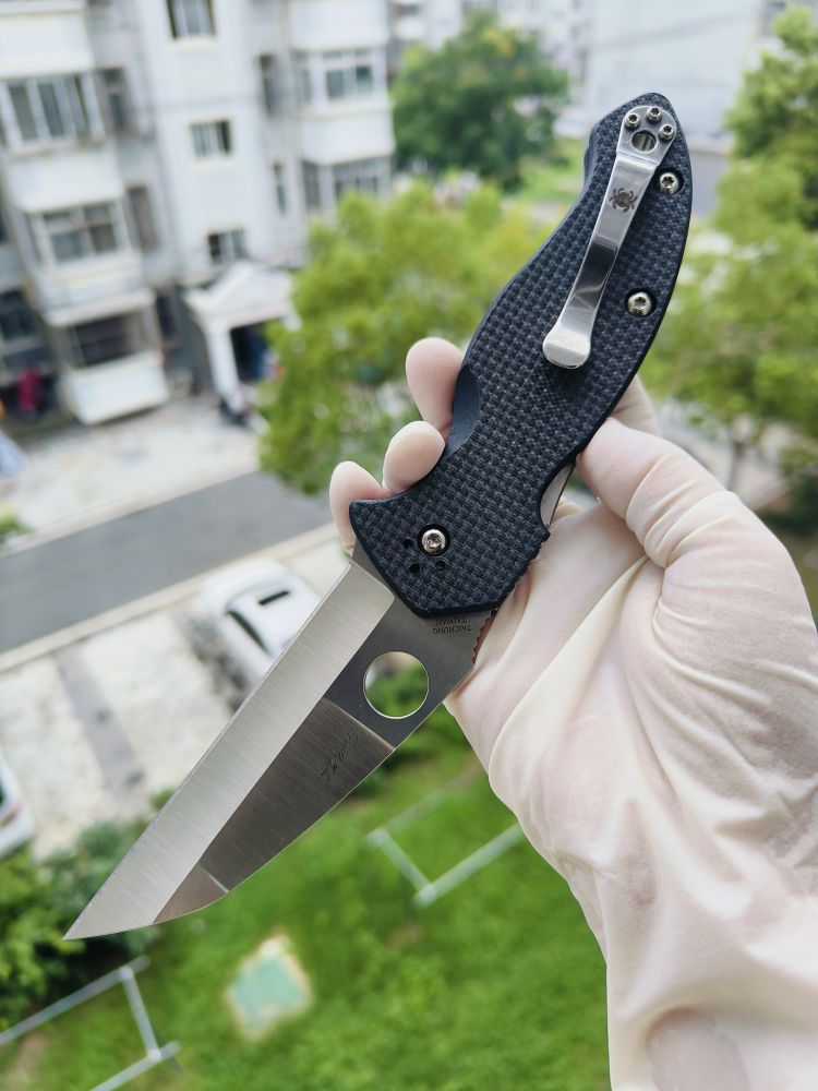 Spyderco C248CFP CPM-S30V钢 碳纤维+G10柄 1580