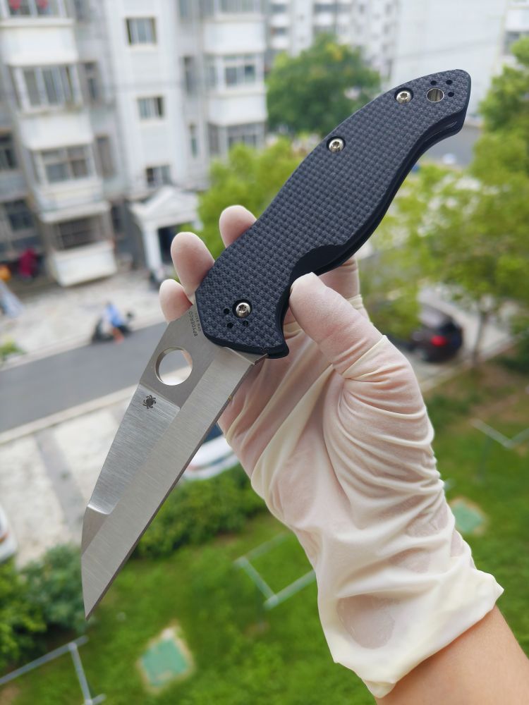 Spyderco C248CFP CPM-S30V钢 碳纤维+G10柄 1580