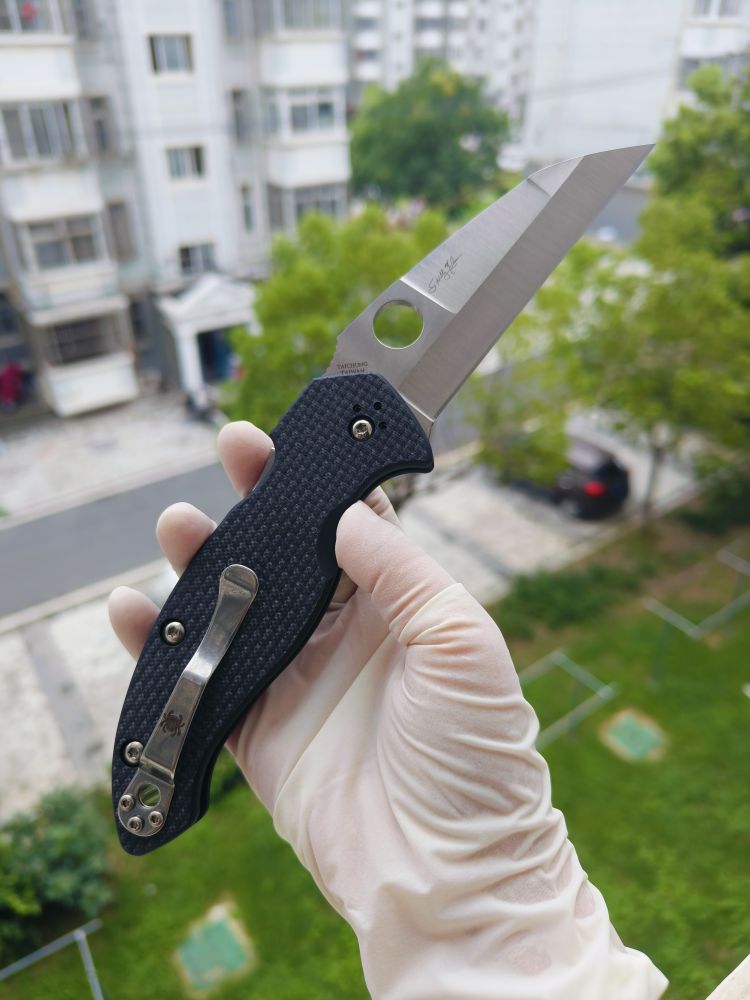 Spyderco C248CFP CPM-S30V钢 碳纤维+G10柄 1580