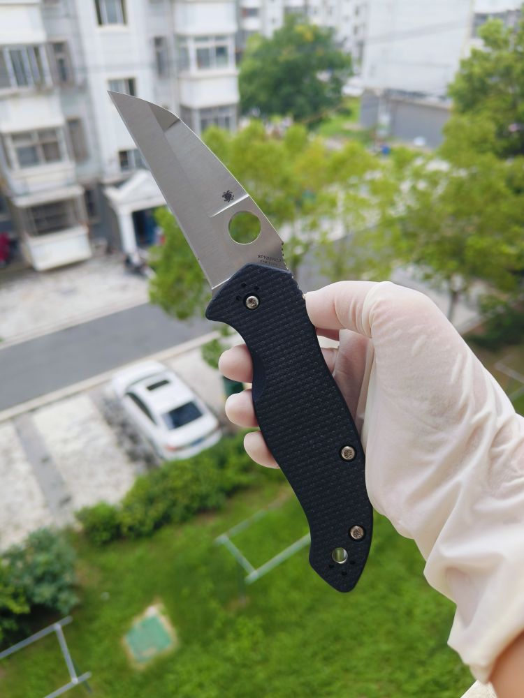 Spyderco C248CFP CPM-S30V钢 碳纤维+G10柄 1580