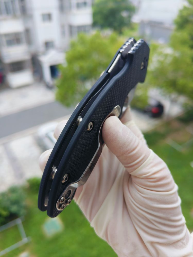 Spyderco C248CFP CPM-S30V钢 碳纤维+G10柄 1580