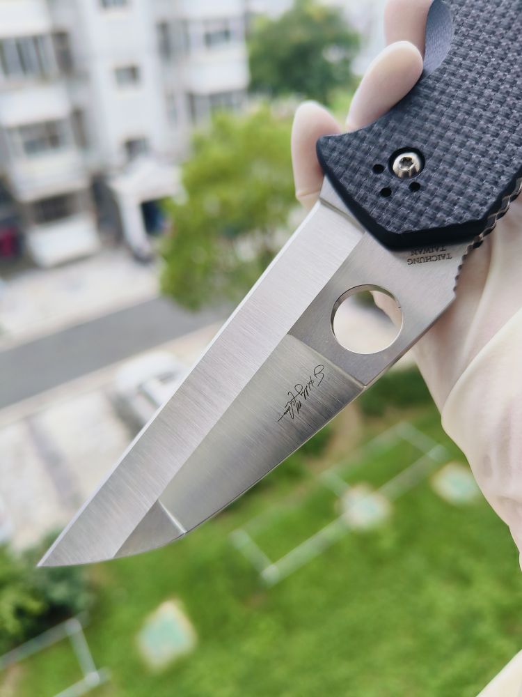 Spyderco C248CFP CPM-S30V钢 碳纤维+G10柄 1580