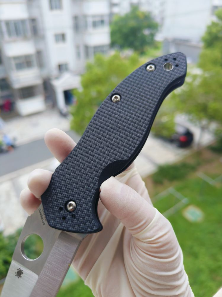 Spyderco C248CFP CPM-S30V钢 碳纤维+G10柄 1580