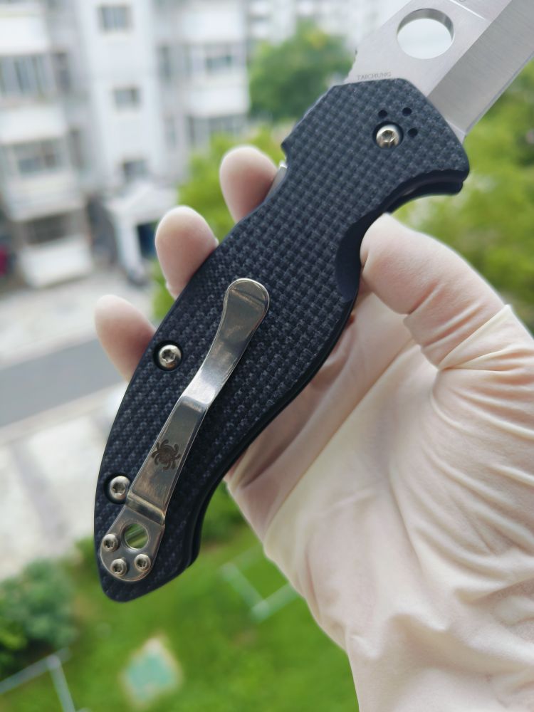 Spyderco C248CFP CPM-S30V钢 碳纤维+G10柄 1580