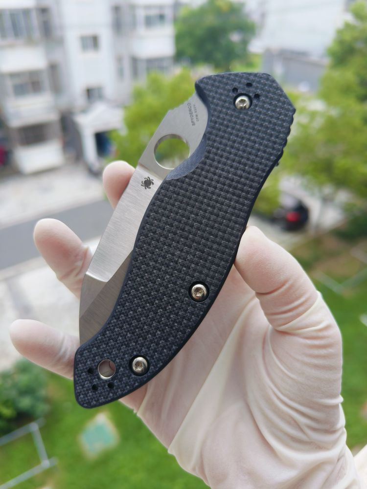 Spyderco C248CFP CPM-S30V钢 碳纤维+G10柄 1580
