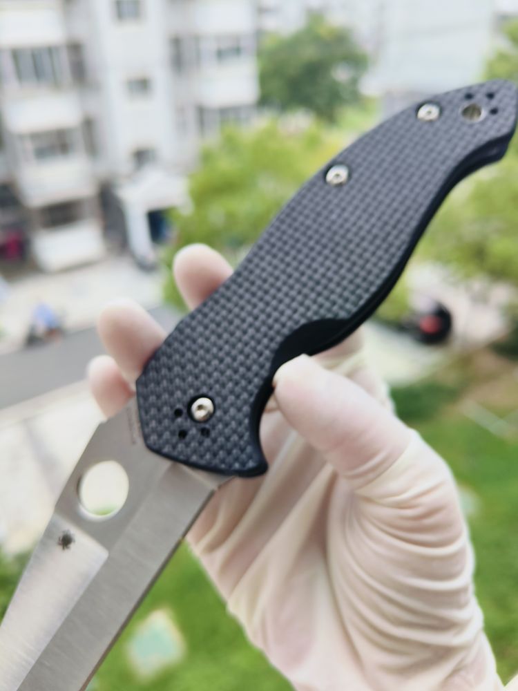 Spyderco C248CFP CPM-S30V钢 碳纤维+G10柄 1580