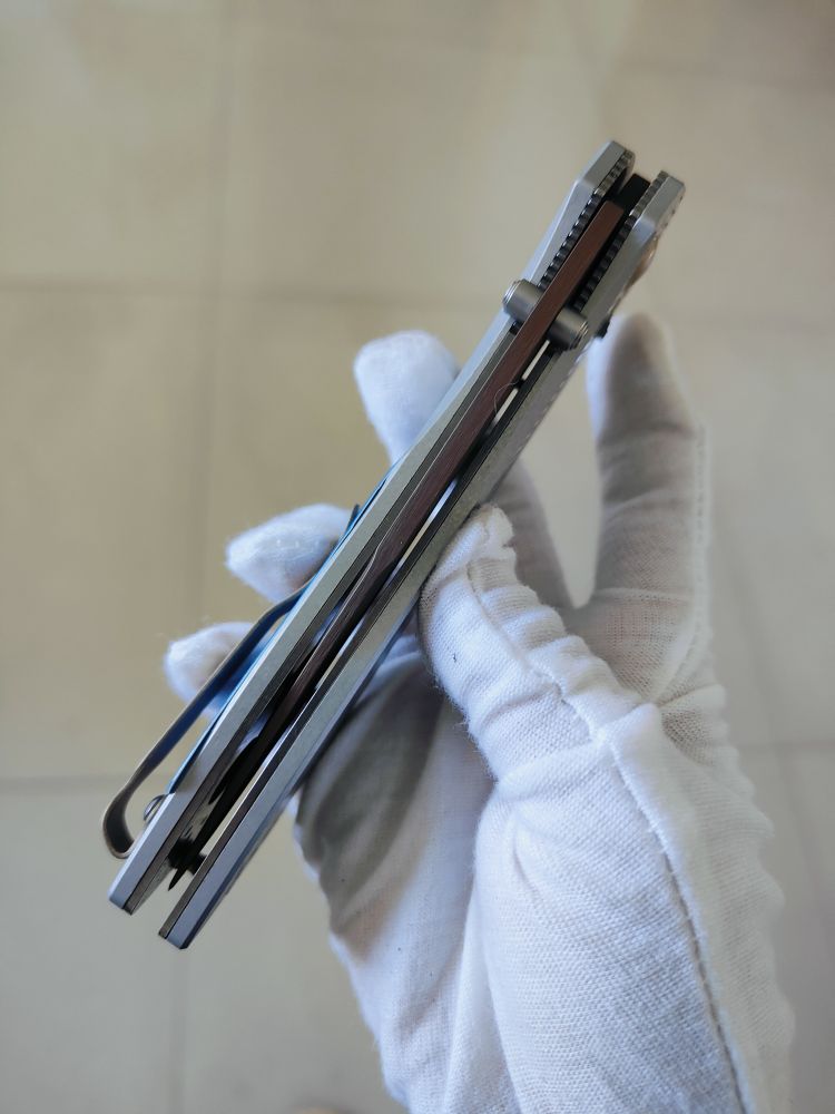 Benchmade Seven | Ten CPM-S90V钢 铝合金柄 710FE-24 银色 3200
