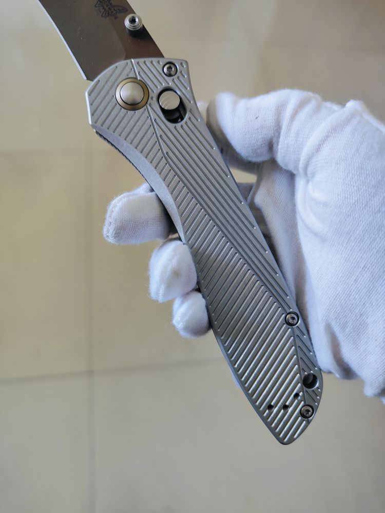 Benchmade Seven | Ten CPM-S90V钢 铝合金柄 710FE-24 银色 3200