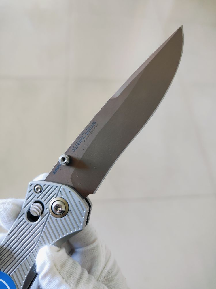 Benchmade Seven | Ten CPM-S90V钢 铝合金柄 710FE-24 银色 3200