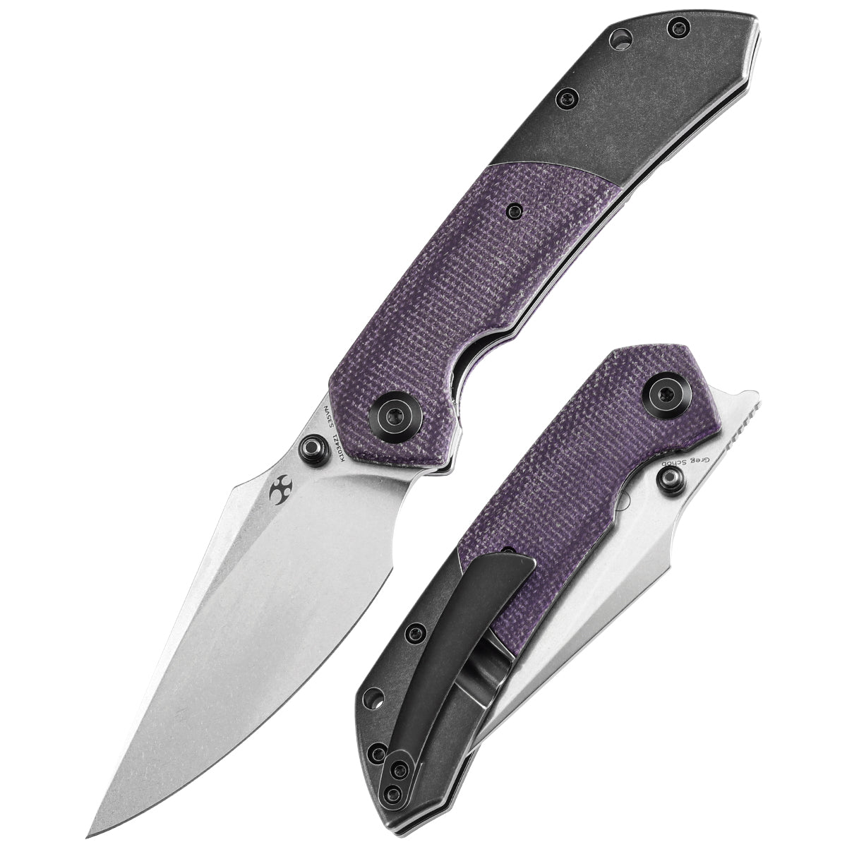 Kansept Fenrir CPM-S35VN钢 碳纤维+钛柄 K1034Z1