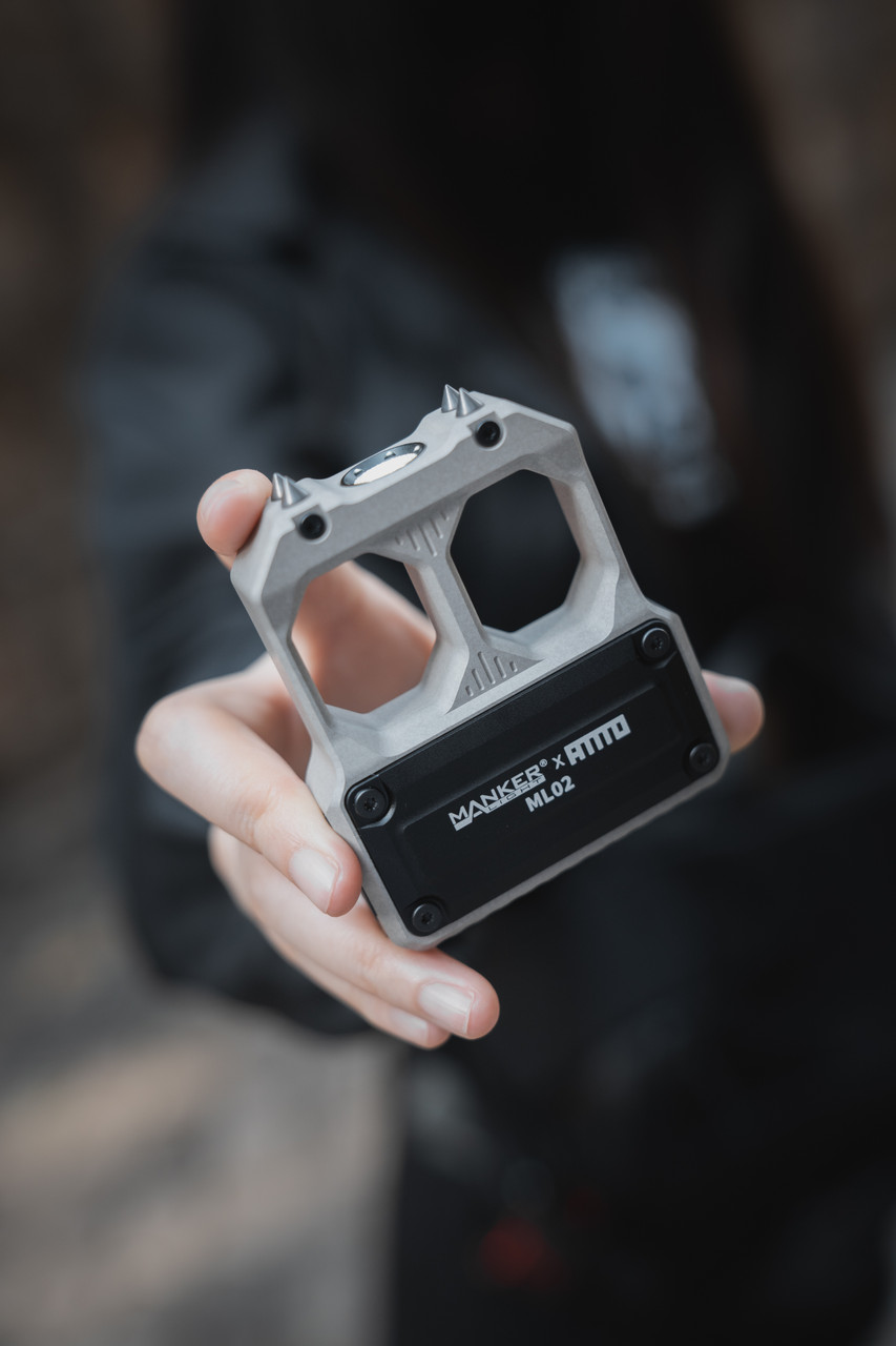 ML02 多用途 EDC 战术手电筒 铝合金 黑色 468