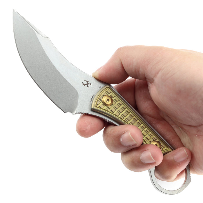 Kansept Niko D2钢 碳纤维柄 G004A3 金色