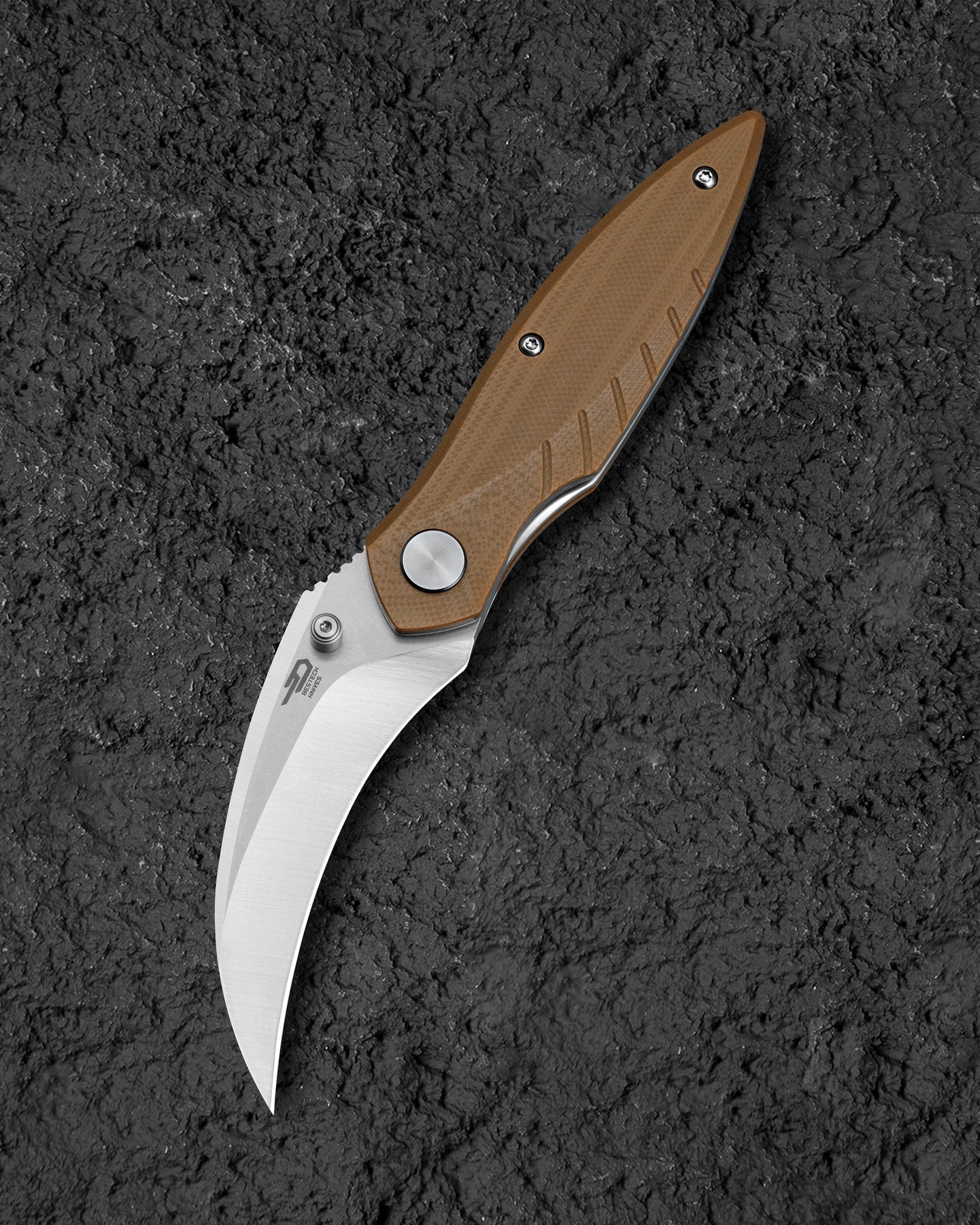 Bestech Mantidae 14C28N钢 G10柄 BG60B 棕色 438