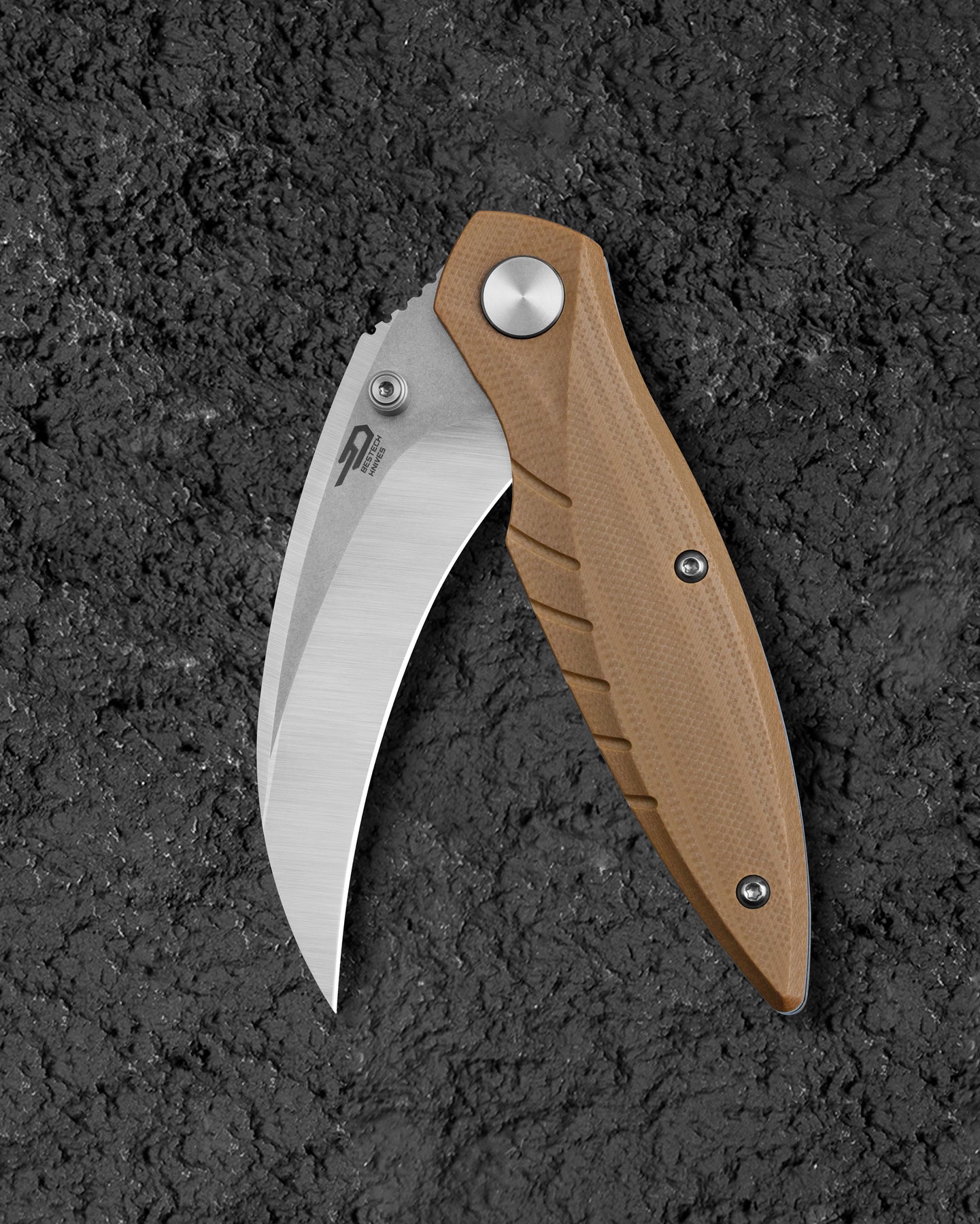 Bestech Mantidae 14C28N钢 G10柄 BG60B 棕色 438