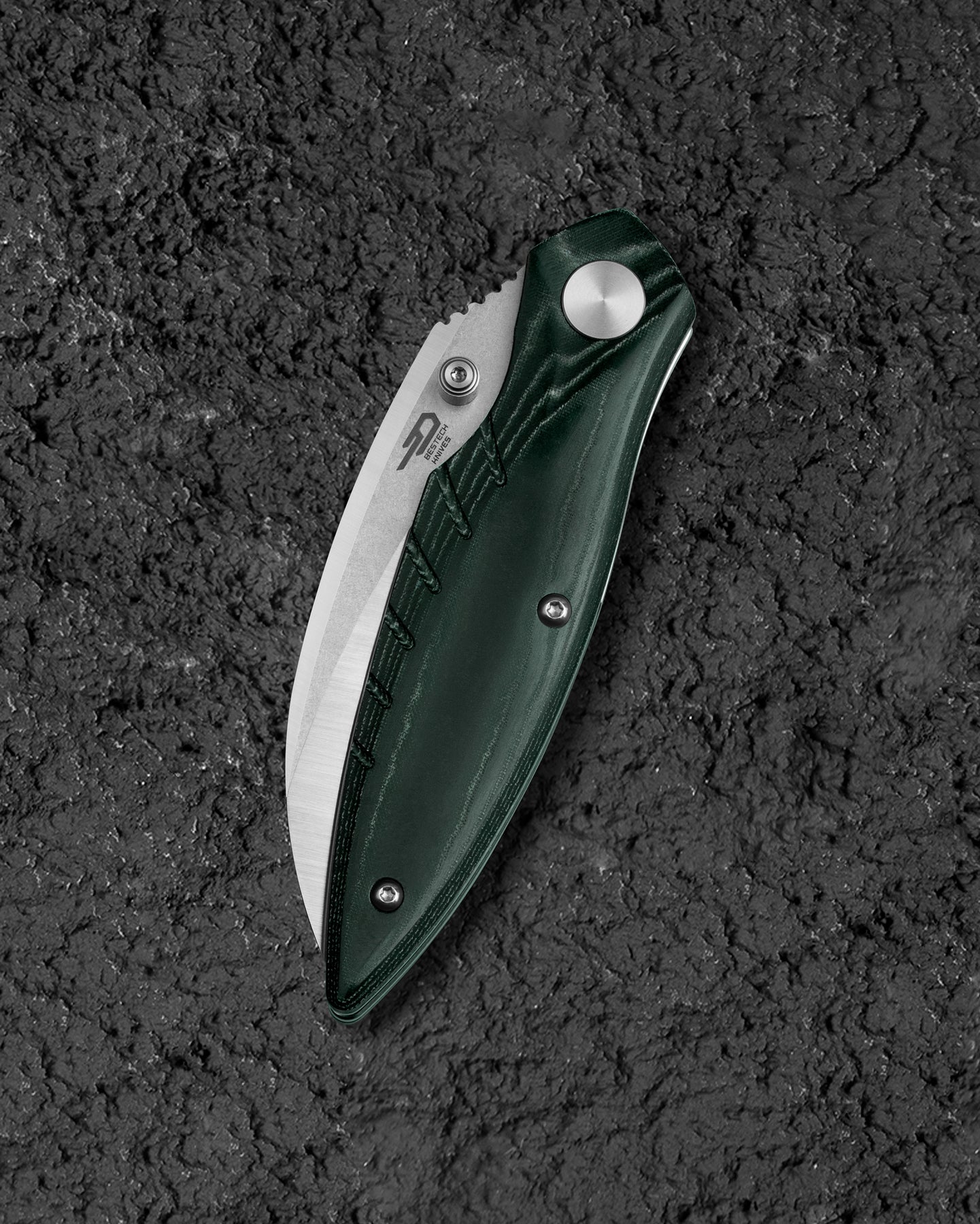 Bestech Mantidae 14C28N钢 G10柄 BG60E 深绿色 438