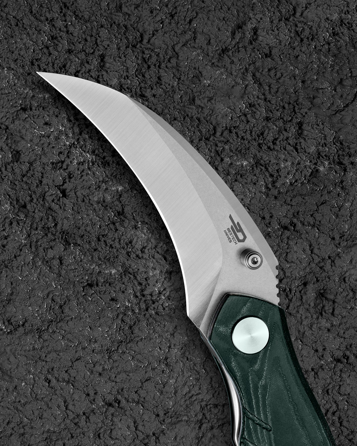 Bestech Mantidae 14C28N钢 G10柄 BG60E 深绿色 438