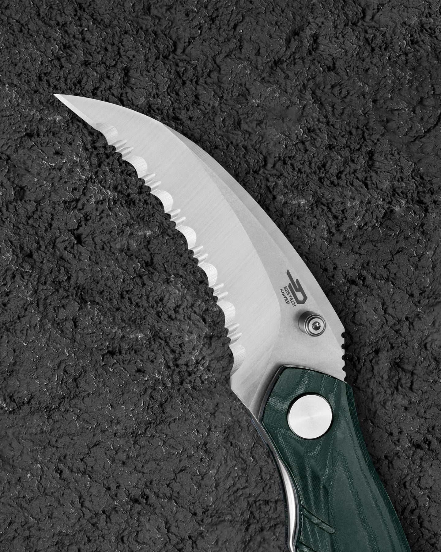 Bestech Mantidae 14C28N钢 G10柄 BG60G 深绿色 438