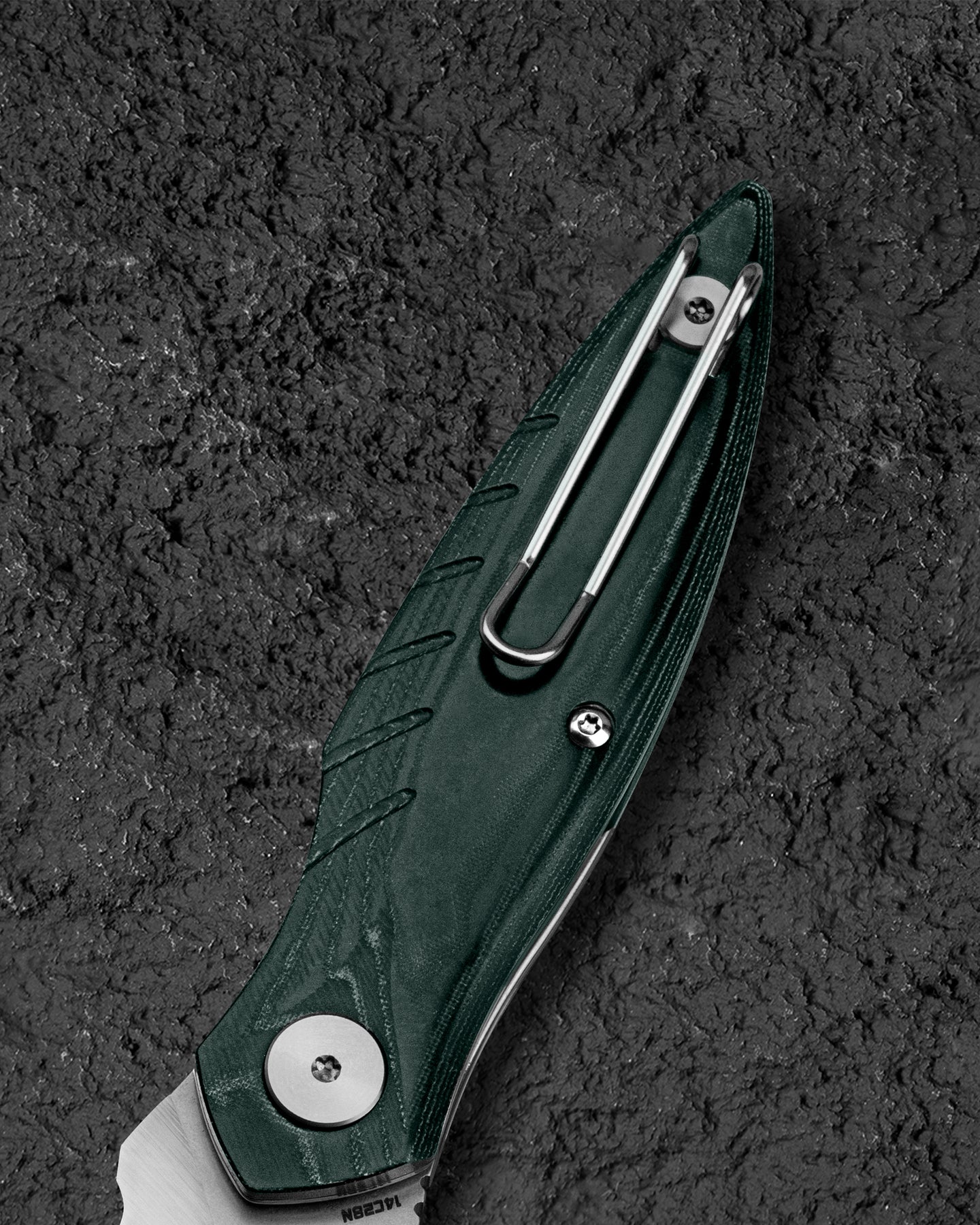 Bestech Mantidae 14C28N钢 G10柄 BG60G 深绿色 438