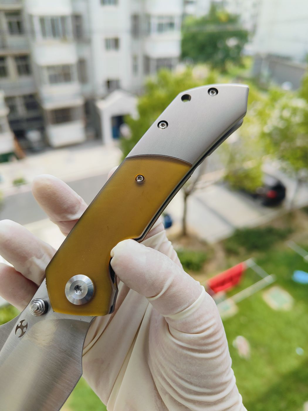 Kansept Fenrir CPM-S35VN钢 Ultem+钛柄 K1034P1